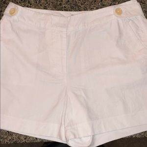 Ann Taylor White Shorts
